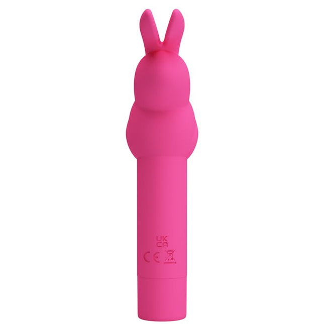 PRETTY LOVE - VIBRATOR DIN SILICON GERARDO FUSCHIA RABBIT