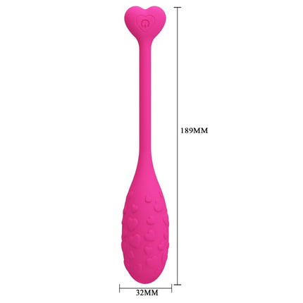PRETTY LOVE - OU VIBRATOR PINK FISHER CONTROLAT PRIN APLICAȚIE