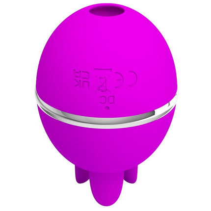PRETTY LOVE - VIBRATOR DIN SILICON ROTUND MOV GEMINI BALL