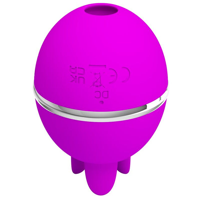 PRETTY LOVE - VIBRATOR DIN SILICON ROTUND MOV GEMINI BALL