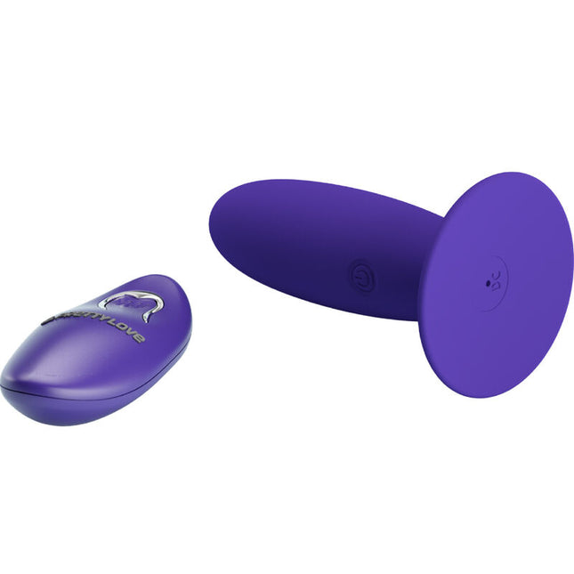 PRETTY LOVE - VIBRATOR ANAL CU TELECOMANDĂ PENTRU TINERET, VIOLET
