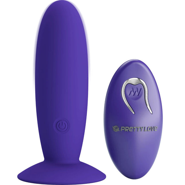 PRETTY LOVE - VIBRATOR ANAL CU TELECOMANDĂ PENTRU TINERET, VIOLET