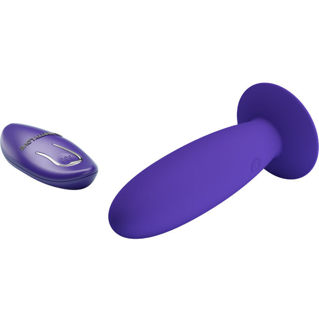 PRETTY LOVE - VIBRATOR ANAL CU TELECOMANDĂ PENTRU TINERET, VIOLET