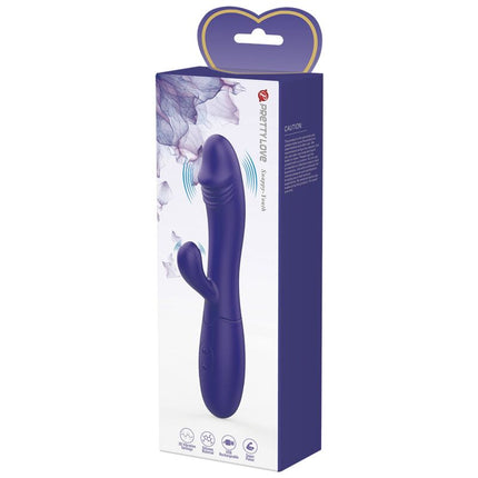 PRETTY LOVE - VIBRATOR SNAPPY YOUTH ȘI STIMULATOR PENTRU PUNCTUL G, VIOLET