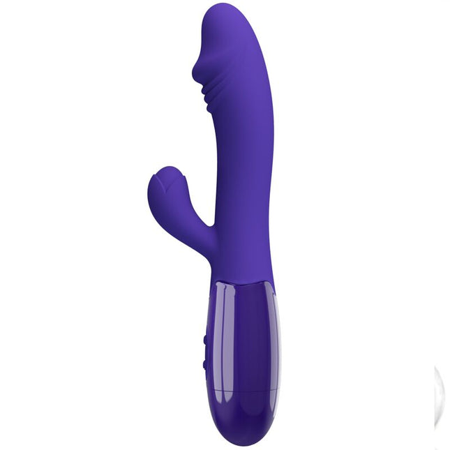 PRETTY LOVE - VIBRATOR SNAPPY YOUTH ȘI STIMULATOR PENTRU PUNCTUL G, VIOLET