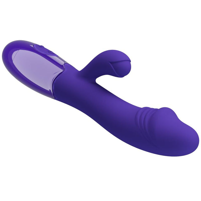 PRETTY LOVE - VIBRATOR SNAPPY YOUTH ȘI STIMULATOR PENTRU PUNCTUL G, VIOLET