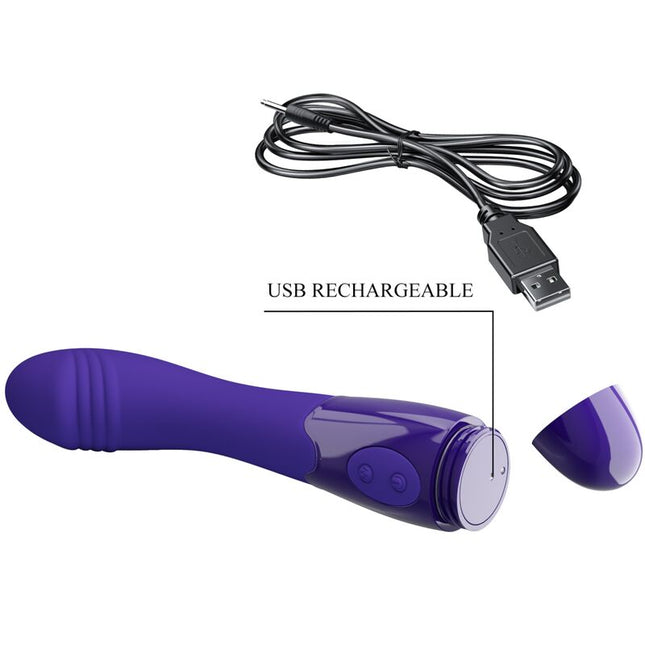 PRETTY LOVE - DILDO VIBRATOR ELEMENTAL YOUTH VIOLET