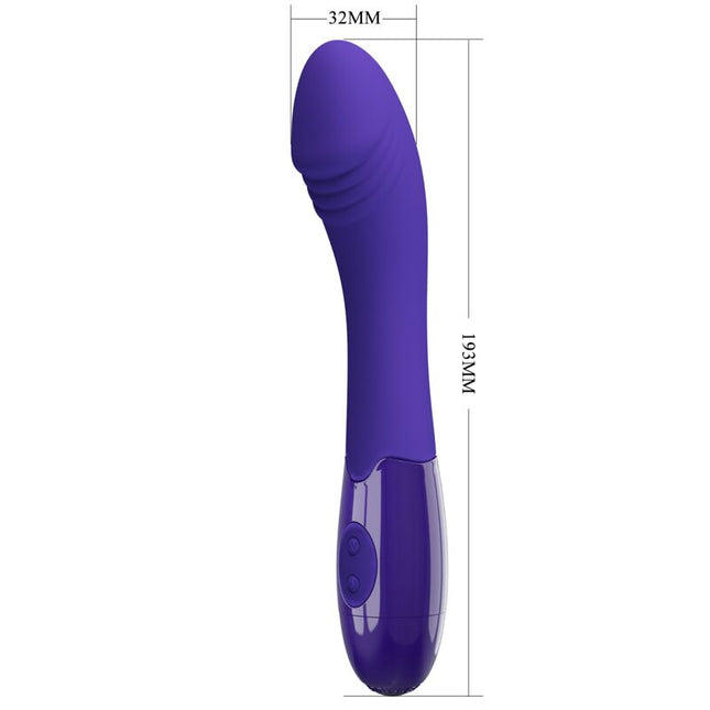 PRETTY LOVE - DILDO VIBRATOR ELEMENTAL YOUTH VIOLET