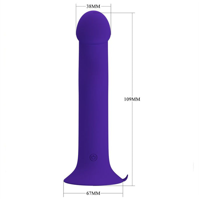 PRETTY LOVE - DILDO VIBRATOR MURRAY YOUTH ȘI REÎNCĂRCABIL VIOLET