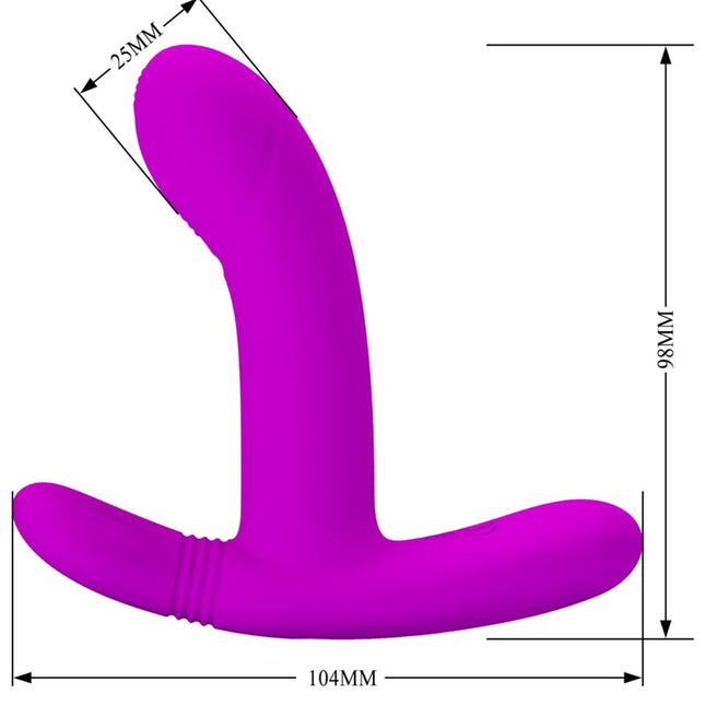 PRETTY LOVE - GERI CLITORIS MASAJ CU TELECOMANDĂ ROZ