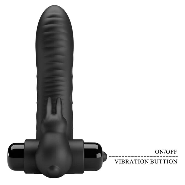 PRETTY LOVE - VIBRATOR VANCE BLACK RABBIT PENTRU DEGET