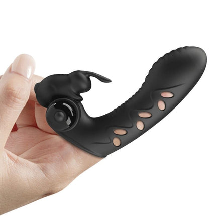 PRETTY LOVE - VIBRATOR VANCE BLACK RABBIT PENTRU DEGET