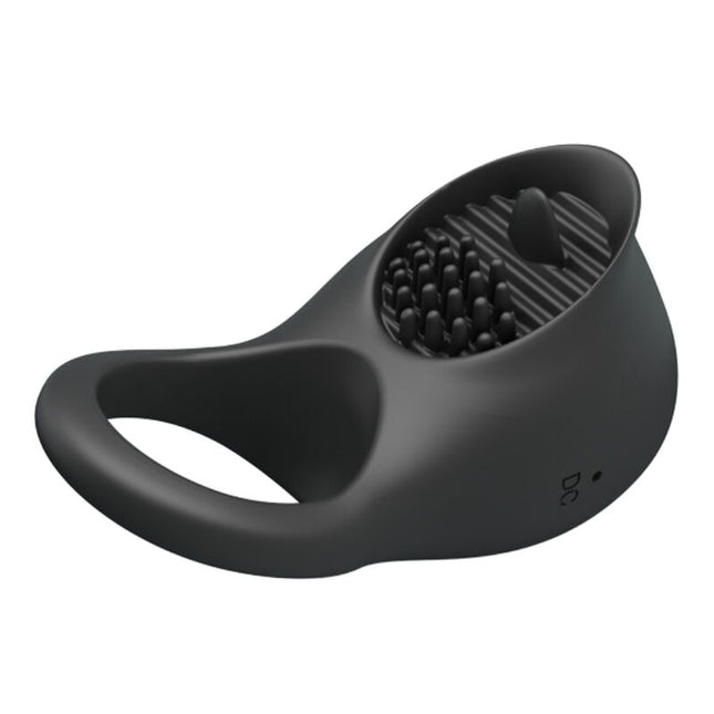 PRETTY LOVE - INEL VIBRATOR PENTRU PENIS CU LIMBĂ NEAGRĂ