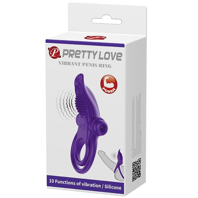 PRETTY LOVE - INEL VIBRATOR MOV PENTRU PENIS
