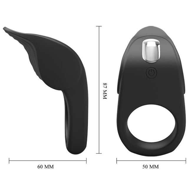 PRETTY LOVE - INEL VIBRATOR PENTRU PENIS SUSANNA NEGRU