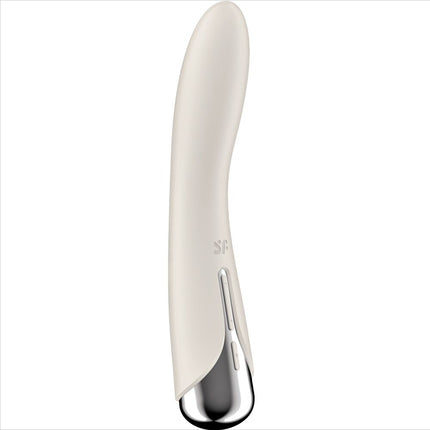 SATISFYER - VIBRATOR SPINNING VIBE 1 CU ROTARE PUNCT G ROȘU