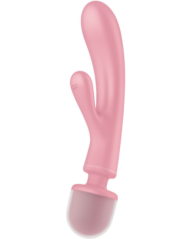 SATISFYER - VIBRATOR MASAJ TRIPLE LOVER RABBIT ROZ