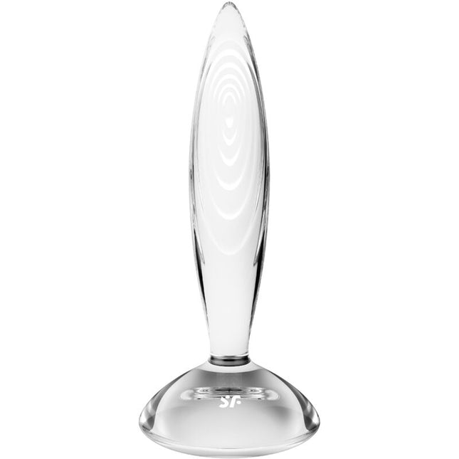 SATISFYER - PLUG ANAL DIN CRISTAL STRĂLUCITOR