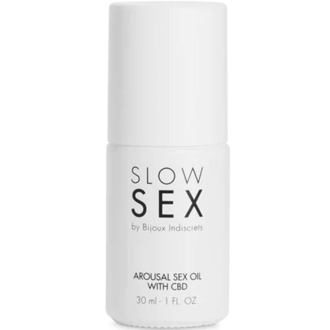BIJOUX - ULEI DE MASAJ SEXUAL SLOW SEX CU CBD 30 ML
