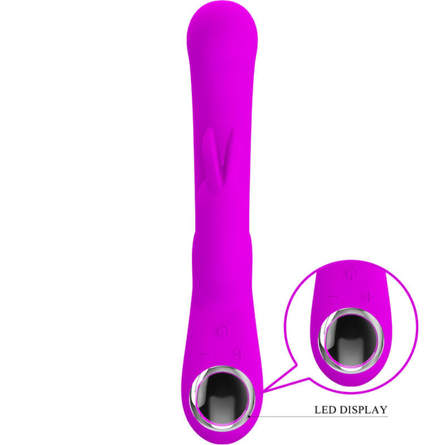 PRETTY LOVE - VIBRATOR LAMAR RABBIT ȘI PUNCT G VIOLET