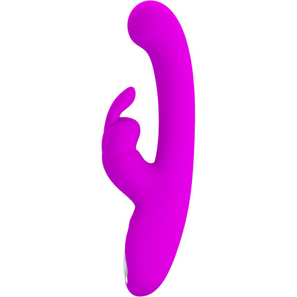 PRETTY LOVE - VIBRATOR LAMAR RABBIT ȘI PUNCT G VIOLET