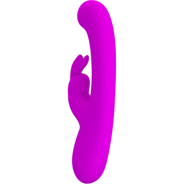PRETTY LOVE - VIBRATOR LAMAR RABBIT ȘI PUNCT G VIOLET