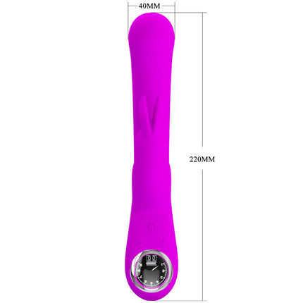 PRETTY LOVE - VIBRATOR LAMAR RABBIT ȘI PUNCT G VIOLET