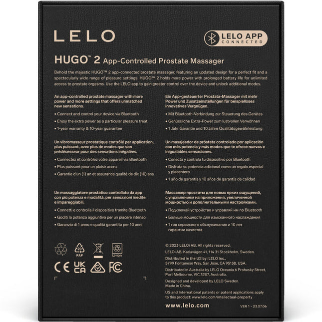 LELO - MASAJ DE PROSTATĂ HUGO 2 VERDE