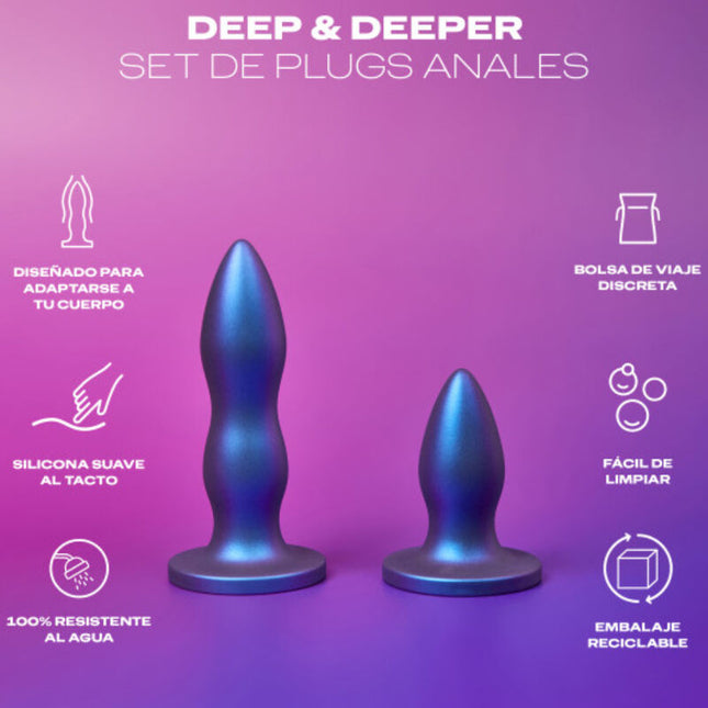 DUREX - SET DE JUCĂRII CU DUPĂ ANALĂ DEEP &amp; DEEPER