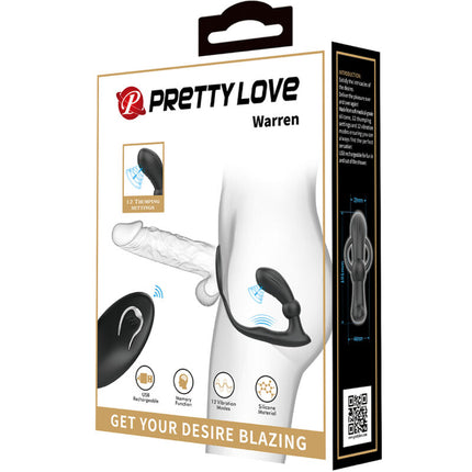 PRETTY LOVE - INEL ȘI VIBRATOR ANAL WARREN BLACK