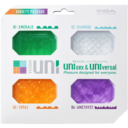 TENGA - PACHET MASTURBATOR UNI VARIETY THIMBLE 4 UNITĂȚI