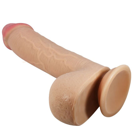 PRETTY LOVE - DILDO REALISTIC SERIE SLIDING SKIN CU VENTUZĂ GLISANTĂ DIN CARNE 23,4 CM