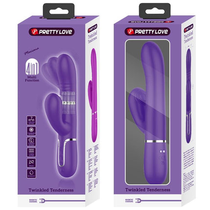 PRETTY LOVE - VIBRATOR MULTIFUNCȚIONAL PENTRU PUNCTUL G, MOV