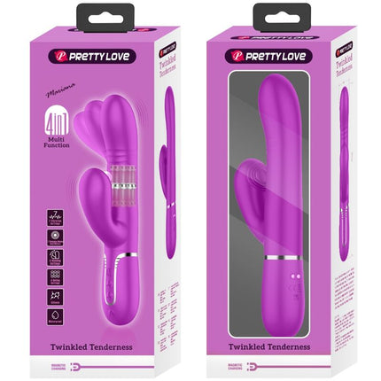 PRETTY LOVE - VIBRATOR MULTIFUNCȚIONAL PENTRU PUNCTUL G FUCSIA