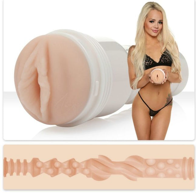 FLESHLIGHT - ELSA JEAN VAGINA TASTY + LANSARE UNIVERSALĂ + LUBRIFIANT DE CALITATE ACVATICĂ 50 ML