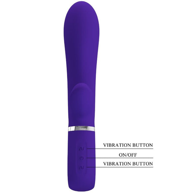 PRETTY LOVE - VIBRATOR MULTIFUNCȚIONAL PENTRU PUNCTUL G THOMAS, MOV