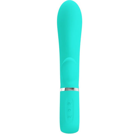 PRETTY LOVE - VIBRATOR MULTIFUNCȚIONAL PENTRU PUNCTUL G THOMAS VERDE ACVATIC