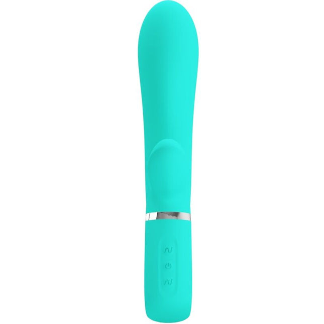 PRETTY LOVE - VIBRATOR MULTIFUNCȚIONAL PENTRU PUNCTUL G THOMAS VERDE ACVATIC