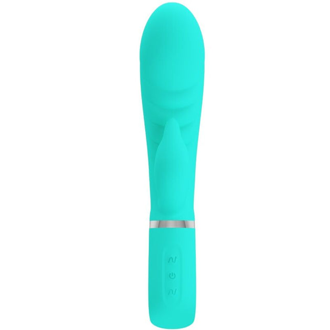 PRETTY LOVE - VIBRATOR MULTIFUNCȚIONAL PENTRU PUNCT G PRESCOTT VERDE ACVATIC