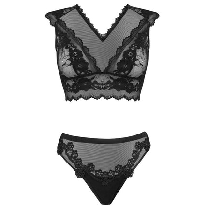 LIVCO CORSETTI FASHION - TIMOSAN LC 90631 SUtien + CHILOȚ NEGRI L/XL
