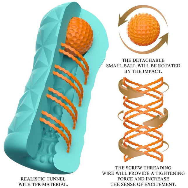 PRETTY LOVE - MASTURBATOR VICTORIA CASPAR VERDE ACVATIC