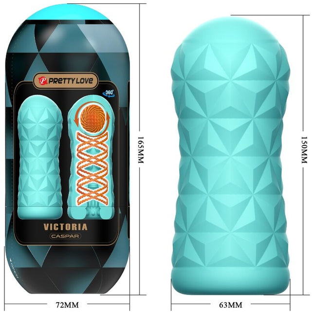 PRETTY LOVE - MASTURBATOR VICTORIA CASPAR VERDE ACVATIC