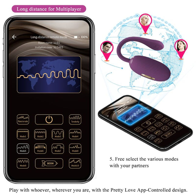 PRETTY LOVE - OU VIBRANT REÎNCĂRCABIL DOREEN PURPLE