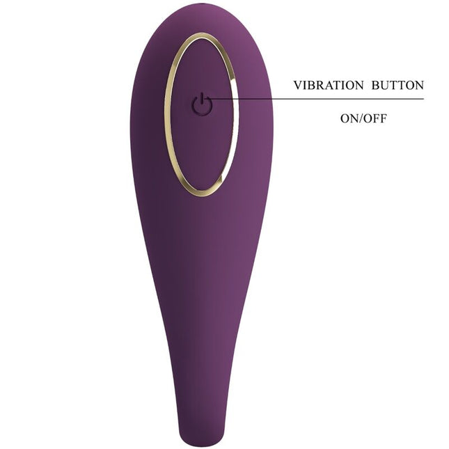 PRETTY LOVE - VIBRATOR AUGUST REMOTE GLOBAL DOUBLE PLEASURE