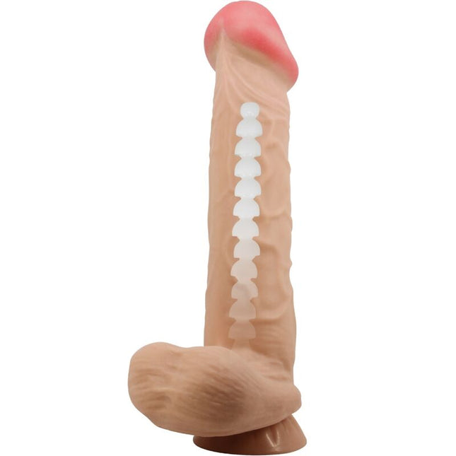 PRETTY LOVE - DILDO REALISTIC SERIE SLIDING SKIN CU VENTUZĂ GLISANTĂ DIN CARNE 26 CM