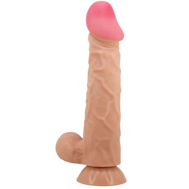 PRETTY LOVE - DILDO REALISTIC SERIE SLIDING SKIN CU VENTUZĂ GLISANTĂ 24 CM