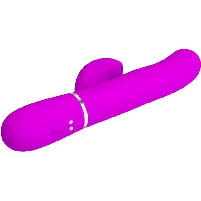 PRETTY LOVE - VIBRATOR PERLITA MULTIFUNCȚIONAL 3 ÎN 1 PENTRU PUNCTUL G, VIOLET