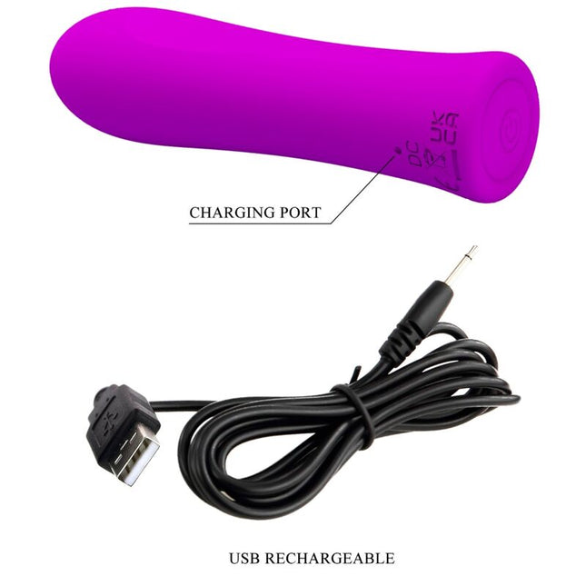 PRETTY LOVE - VIBRATOR SUPER PUTERE ALFREDA VIOLET