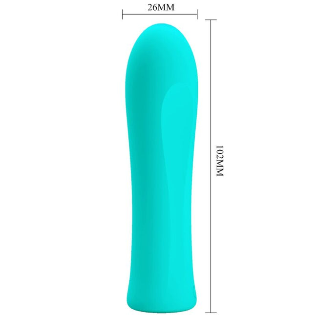 PRETTY LOVE - VIBRATOR SUPER PUTERE ALFREDA VERDE ACVATIC