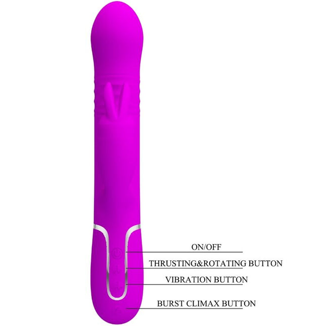 PRETTY LOVE - VIBRATOR COALE RABBIT PEARLS VIOLET